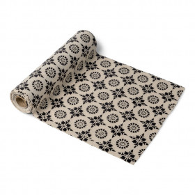 Le chemin de table en lin boho