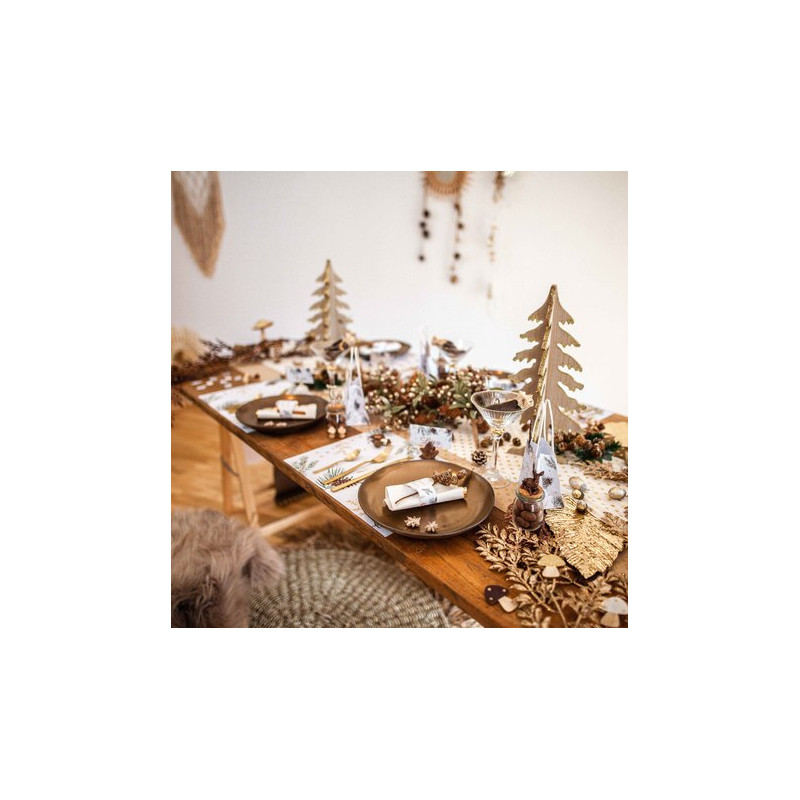 Lot De 48 Pommes De Pin Naturelles Enneigées - Décorations Noël - Avec Ficelle - Environ 3 Cm