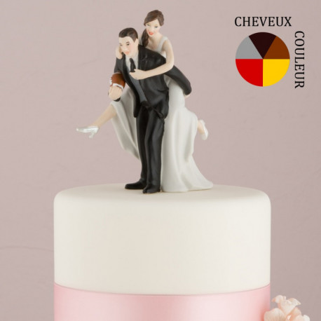 La figurine de mariage Fan de rugby La figurine de mariage Fan de rugby
