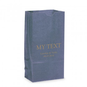 Les 25 sacs en papier texte personnalisé