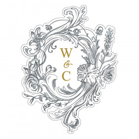 Le sticker antique floral