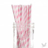 Les 25 pailles à rayures (7 coloris) 1