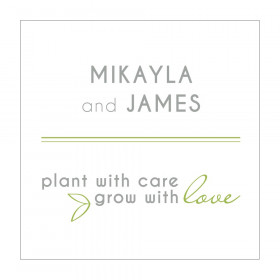 Le sticker carré champêtre