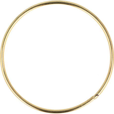 Le cercle en métal doré 15cm