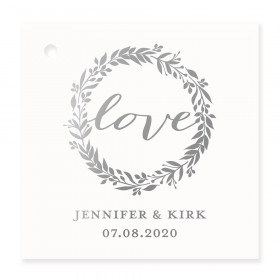 La carte personnalisée couronne champêtre