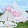 Le kit arche ballons rose et parme 1 Le kit arche ballons rose et parme 1