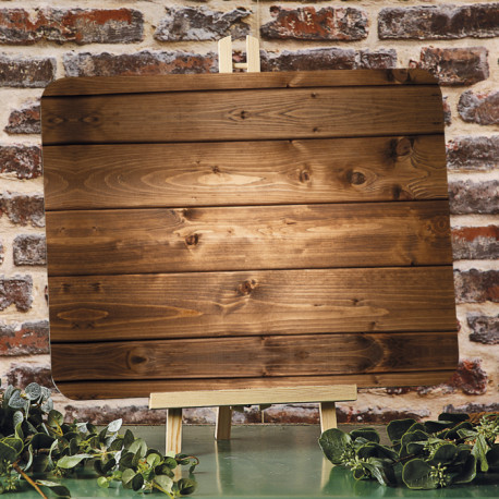 La plaque imitation bois et chevalet 48 x 38 cm La plaque imitation bois et chevalet 48 x 38 cm