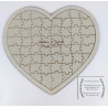 Le puzzle coeur personnalisée 1 Le puzzle coeur personnalisée 1
