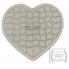 Le puzzle coeur personnalisée 0 Le puzzle coeur personnalisée 0