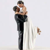 La figurine mariage romance couple brun