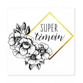 Les tatouages temporaires super témoin