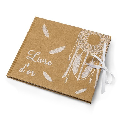 Le livre d'or bohème attrappe rêve