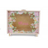 L'urne mariage valise fleurs roses 0 L'urne mariage valise fleurs roses 0