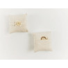 Les 2 mini coussins d'alliances en lin 0