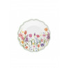 Les 8 assiettes en carton compostable champ fleuri 27cm 0