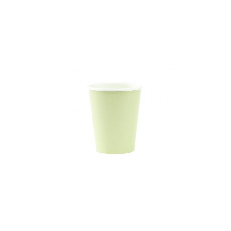 Joli gobelet élégant carton en vert Olive/Sauge et doré or REF/7095