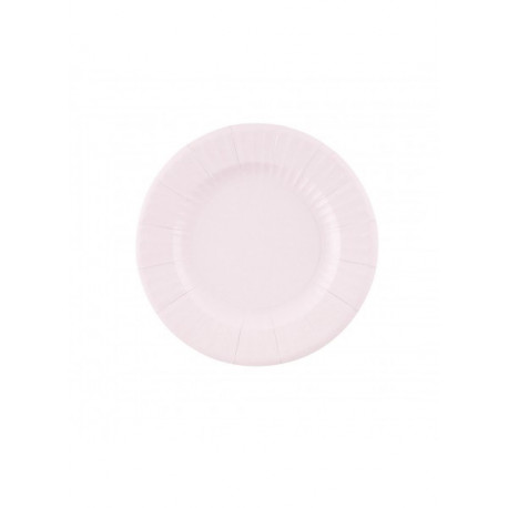 Les 8 assiettes en carton compostable lavande 21 cm