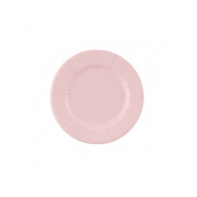 Les 8 assiettes en carton compostable lavande 21 cm