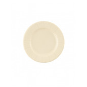 Les 8 assiettes en carton compostable ivoire 21 cm