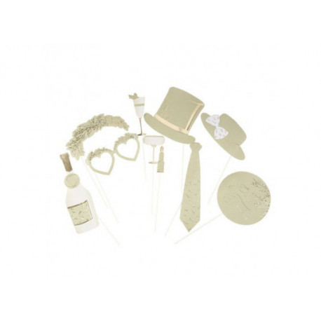 Le kit photobooth vert sauge Le kit photobooth vert sauge