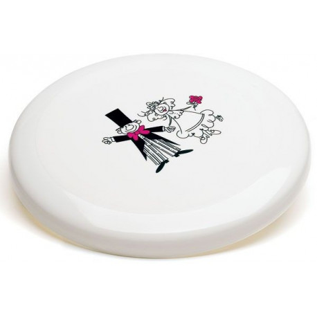 Le frisbee au motif de mariés Le frisbee au motif de mariés