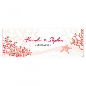 Les 20 cartes rectangulaires récif corail - 8 coloris