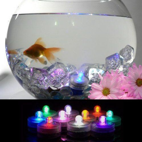 10 pièces lumières LED submersibles avec bougies chauffe-plat  télécommandées, lumières de Noël étanches pour événements de fête Vase  lanterne d'aquarium décoration de jardin de mariage, Mode en ligne
