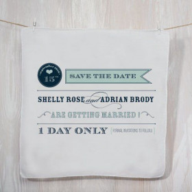 Le mouchoir personnalisé date clef