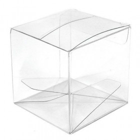 Les 10 boîtes cube en plastique transparent