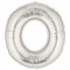 Le ballon aluminium chiffre or ou argent 0