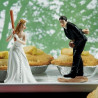 La figurine de mariage base ball 1 La figurine de mariage base ball 1