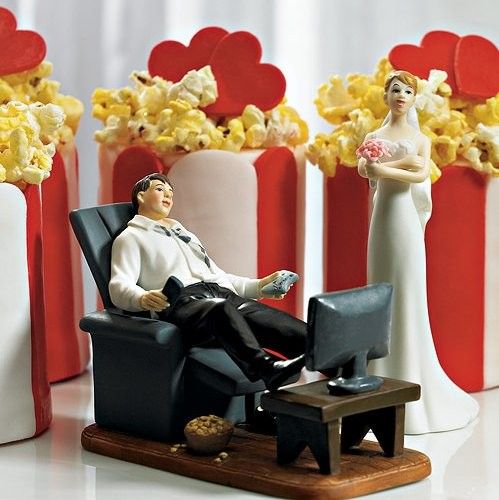 Figurine Mariage Geek Tv Et Jeux Video Sujet Gateau Humoristique