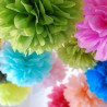 La fleur pompon en papier 20cm, 30cm, 40cm 13