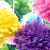 La fleur pompon en papier 20cm, 30cm, 40cm 18