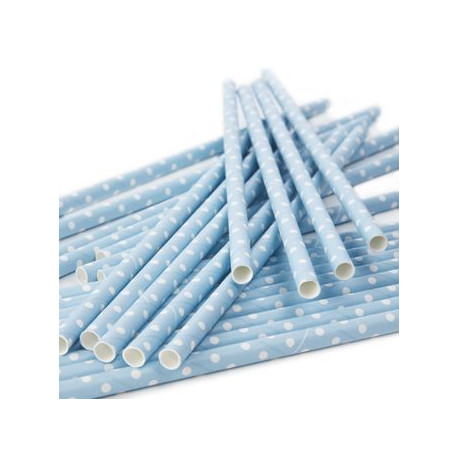 Les 25 pailles à pois (6 coloris) Les 25 pailles à pois (6 coloris)