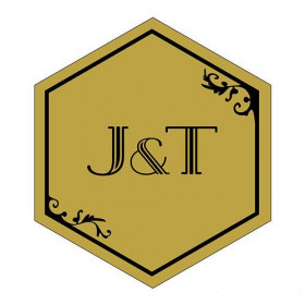 Le sticker personnalisé opulence noir et or