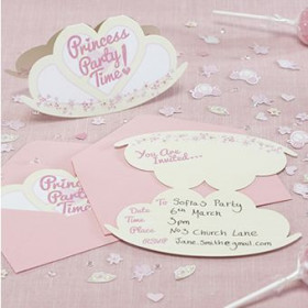Les 10 invitations couronne de princesse