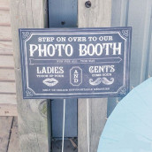 La pancarte personnalisé photobooth