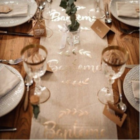 Décoration table baptême