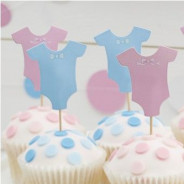 Baby shower rose et bleu