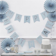 Déco anniversaire bleu Déco anniversaire bleu