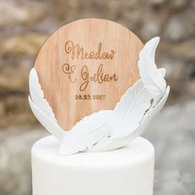 Figurine mariage rustique