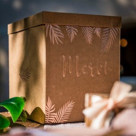 Urne mariage tropical